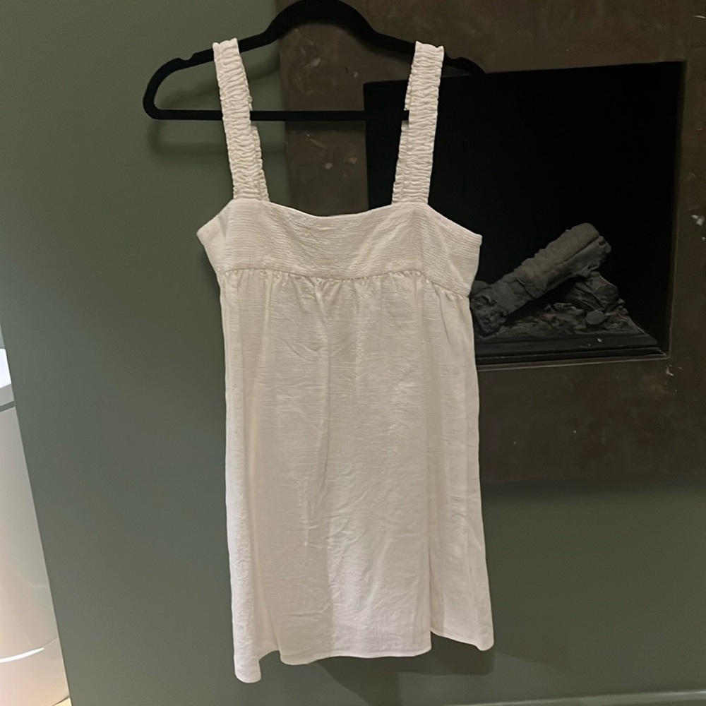 Zara white mini dress